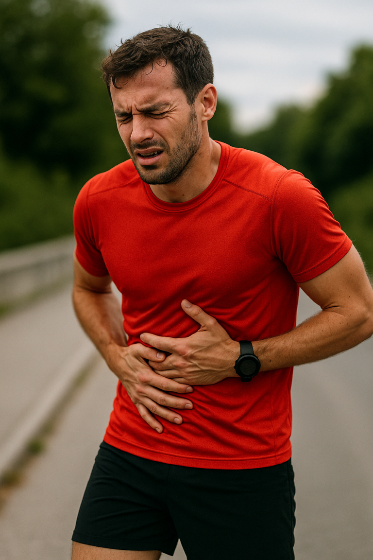 douleurs au ventre après une course à pied, marathon, trail, triathlon